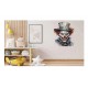 Sticker decorativ, Horror, Waterproof, Gri, 60 cm, 1306STK-3