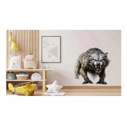 Sticker decorativ, Horror, Luo, Waterproof, Gri, 67 cm, 1306STK-4