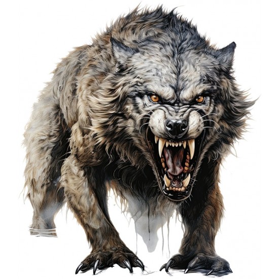 Sticker decorativ, Horror, Luo, Waterproof, Gri, 67 cm, 1306STK-4 Sticker decorativ, Horror, Luo, Waterproof, Gri, 67 cm, 1306STK-4