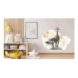 Sticker decorativ, Girafa, Maro, 70 cm, 1307STK-8