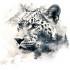 Sticker decorativ, Jaguar, Negru, 60 cm, 1307STK-9
