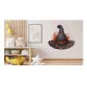 Sticker decorativ, Halloween- Palarie, Negru, 62 cm, 1308STK-2