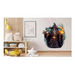 Sticker decorativ, Halloween, Negru, 70 cm, 1308STK-5 Sticker decorativ, Halloween, Negru, 70 cm, 1308STK-5