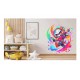 Sticker decorativ Baiat Supererou, Multicolor, 61 cm, 1311STK-8