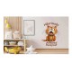 Sticker decorativ Pisica, Portocaliu, 78 cm, 1313STK-3