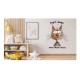 Sticker decorativ Pisica, Gri, 76 cm, 1313STK-6