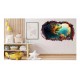 Sticker decorativ, Planeta, Maro, 90 cm, 1315STK