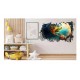 Sticker decorativ, Planeta, Albastru, 90 cm, 1315STK-2