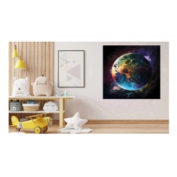 Sticker decorativ, Planeta, Negru, 60 cm, 1315STK-5 Sticker decorativ, Planeta, Negru, 60 cm, 1315STK-5