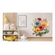Sticker decorativ, Flori Salbatice, Galben, 60 cm, 1319STK-6