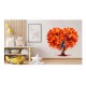 Sticker decorativ, Copac, Portocaliu, 61 cm, 1320STK-3 Sticker decorativ, Copac, Portocaliu, 61 cm, 1320STK-3