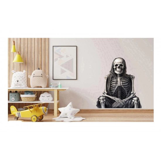 Sticker decorativ, Horror, Negru, 73 cm, 1321STK-12