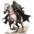 Sticker decorativ, Horror, Alb, 65 cm, 1321STK-19