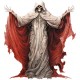 Sticker decorativ, Horror, Rosu, 66 cm, 1321STK-5
