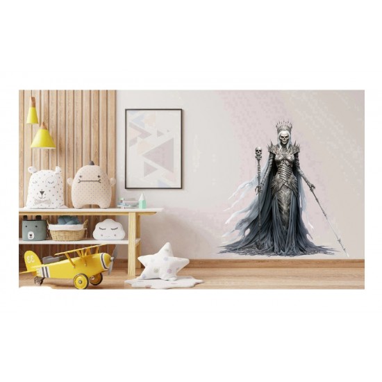 Sticker decorativ, Horror, Gri, 62 cm, 1321STK-6 Sticker decorativ, Horror, Gri, 62 cm, 1321STK-6
