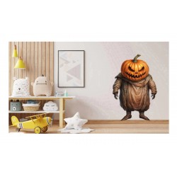 Sticker decorativ, Horror, Portocaliu, 90 cm, 1321STK-7