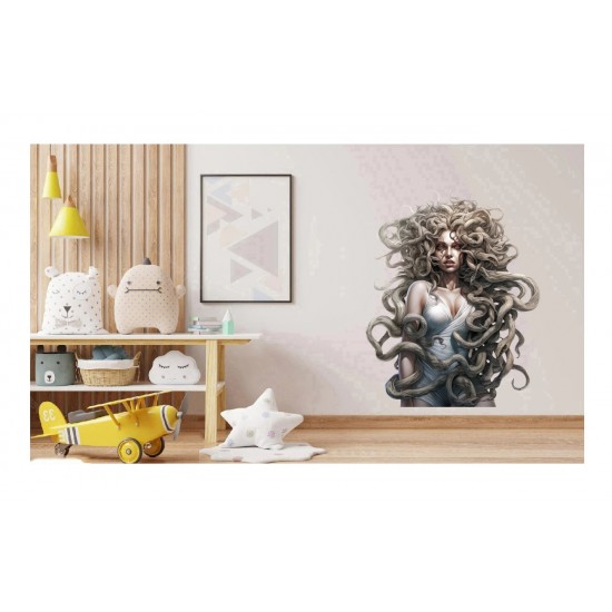 Sticker decorativ, Horror, Alb, 74 cm, 1321STK-8