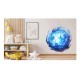 Sticker decorativ,Pasarea Phoenix-Puterea, Albastru, 61 cm, 1323STK-8