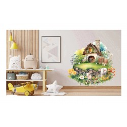 Sticker decorativ, Ferma, Verde, 61 cm, 1324STK-1