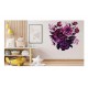 Sticker decorativ, Flori, Roz, 62 cm, 1325STK-5