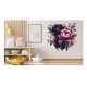 Sticker decorativ, Flori, Multicolor, 61 cm, 1325STK-6