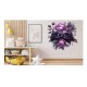 Sticker decorativ, Flori, Mov, 62 cm, 1325STK-7