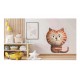 Sticker decorativ, Pisica, Portocaliu, 61 cm, 1326STK-4