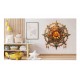 Sticker decorativ, Stea, Portocaliu, 61 cm, 1328STK-2