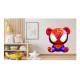 Sticker decorativ, Ursulet, Rosu, 61 cm, 1330STK