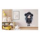 Sticker decorativ, Printesa Rock, Negru, 87 cm, 1331STK