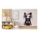 Sticker decorativ, Printesa Rock, Negru, 76 cm, 1331STK-7 Sticker decorativ, Printesa Rock, Negru, 76 cm, 1331STK-7