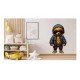 Sticker decorativ, Teddy Hip Hop, Negru, 90 cm, 1332STK-3