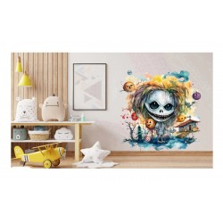 Sticker decorativ, Halloween, Galben, 61 cm, 1334STK-2