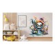 Sticker decorativ, Halloween, Turcoaz, 64 cm, 1334STK-3
