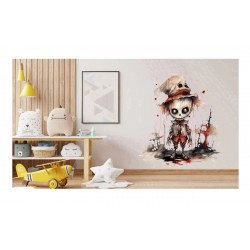 Sticker decorativ, Halloween, Alb, 60 cm, 1334STK-6