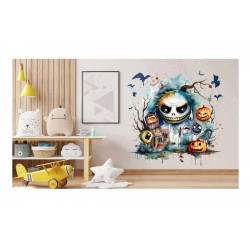 Sticker decorativ, Halloween, Multicolor, 61 cm, 1334STK-7
