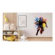 Sticker decorativ, Fotbal American, Galben, 74 cm, 1335STK-10