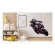 Sticker decorativ, Motocicleta, Roz, 60 cm, 1336STK-3