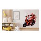 Sticker decorativ, Motocicleta, Rosu, 68 cm, 1336STK-8