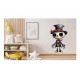 Sticker decorativ, Halloween, Alb, 90 cm, 1337STK-1