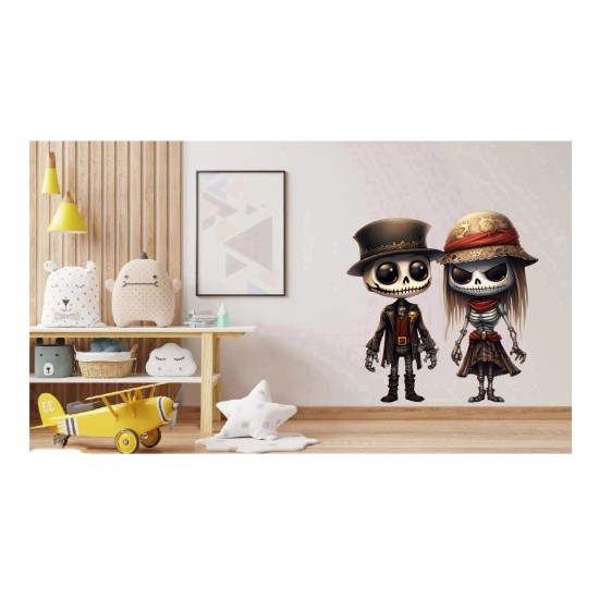 Sticker decorativ, Halloween, Negru, 66 cm, 1337STK-5