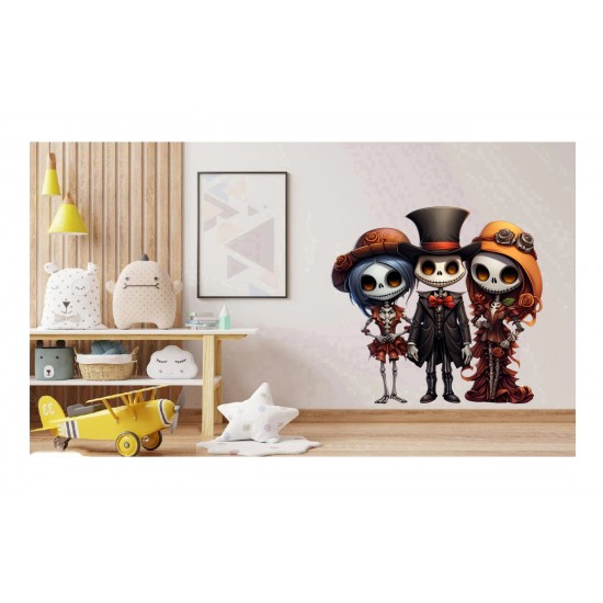 Sticker decorativ, Halloween, Multicolor, 61 cm, 1337STK-7