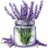 Sticker decorativ, Lavanda, Mov, 60 cm, 1339STK-11