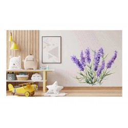 Sticker decorativ, Lavanda, Mov, 62 cm, 1339STK-5