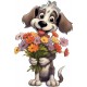 Sticker decorativ, Caine, Multicolor, 87 cm, 1341STK-9