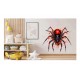 Sticker decorativ, Paianjen, Rosu-Negru, 68 cm, 1343STK-11
