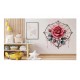 Sticker decorativ, Trandafiri, Roz, 60 cm, 1343STK-19