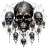 Sticker decorativ, Craniu, Negru, 61 cm, 1343STK-9