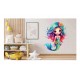 Sticker decorativ, Mica Sirena, Turcoaz, 71 cm, 1344STK