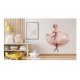 Sticker decorativ, Balerina, Roz, 72 cm, 1346STK-5